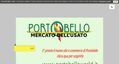 Desktop Screenshot of portobello-sassari.com